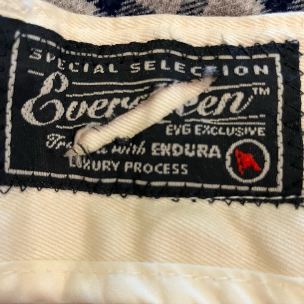 Vintage Evergreen Special Selection Endura Luxury Process Chino Pants Mens 35x34 - Picture 9 of 11